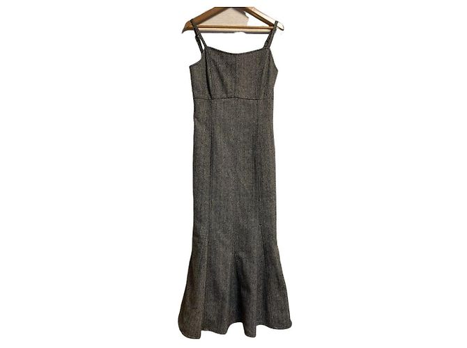 Autre Marque And Couture Herringbone 2way Jacken-Kleid Ensemble Braun - Ansicht 8