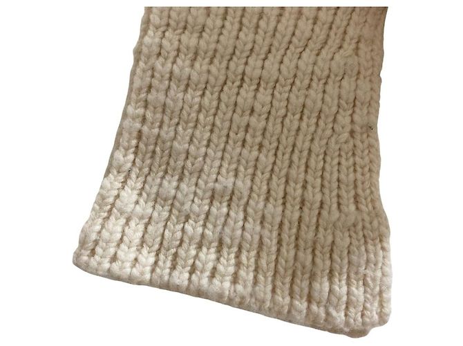 Autre Marque 3.1 Phillip Lim Grobstrick-Rollkragenpullover Weiß Roh - Ansicht 4