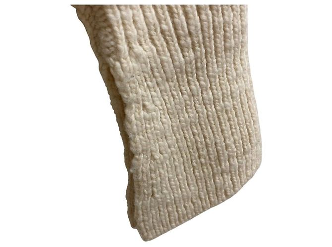 Autre Marque 3.1 Phillip Lim Grobstrick-Rollkragenpullover Weiß Roh - Ansicht 6