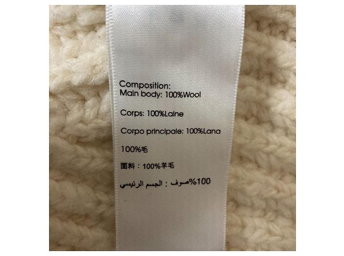 Autre Marque 3.1 Phillip Lim Grobstrick-Rollkragenpullover Weiß Roh - Ansicht 9