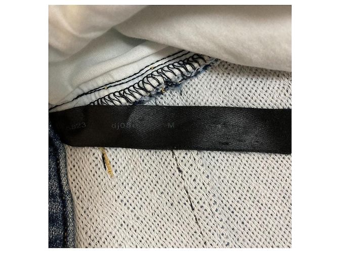 Autre Marque pantalones de denim de punto apretado wjk Azul - vista 6