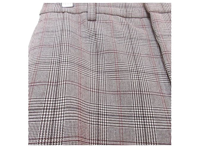 Autre Marque Jiyuku Glen Check Stretch-Hose Schwarz - Ansicht 3
