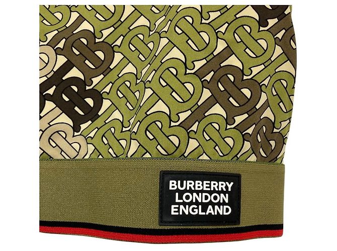 Canotta Burberry TB Monogram Verde - vista 3