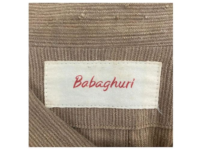 Autre Marque Chaqueta de Algodón Babaghuri Beige - vista 4