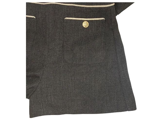 Autre Marque Rirandture Tweed Jumpsuit Schwarz - Ansicht 5