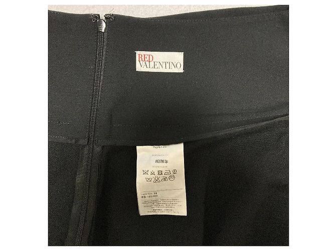 RED VALENTINO Minirock mit Rüschen Schwarz - Ansicht 3