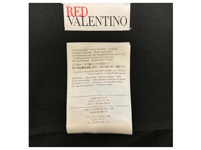 RED VALENTINO Minirock mit Rüschen Schwarz - Ansicht 5
