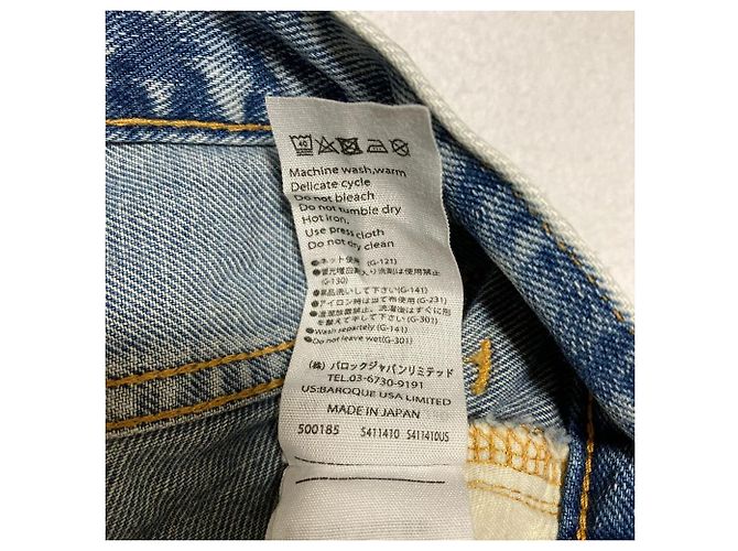 Autre Marque Pantalones de denim tapered nagonstans Azul - vista 4