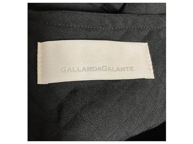 Autre Marque GALLARDAGALANTE Quilted Long Skirt Black - view 3