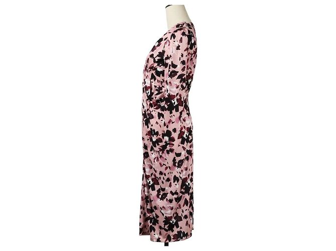 Autre Marque kay me Vestido Drapeado Rosa - vista 3