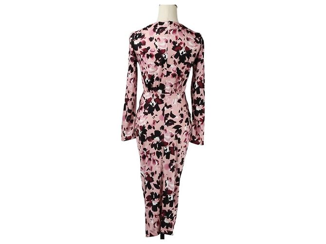 Autre Marque kay me Vestido Drapeado Rosa - vista 4