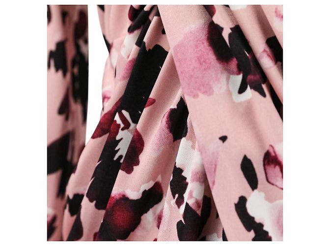 Autre Marque kay me Vestido Drapeado Rosa - vista 7