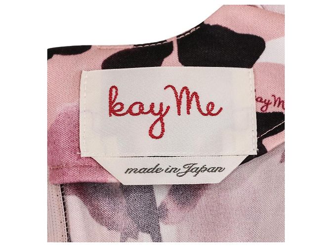 Autre Marque kay me Vestido Drapeado Rosa - vista 8
