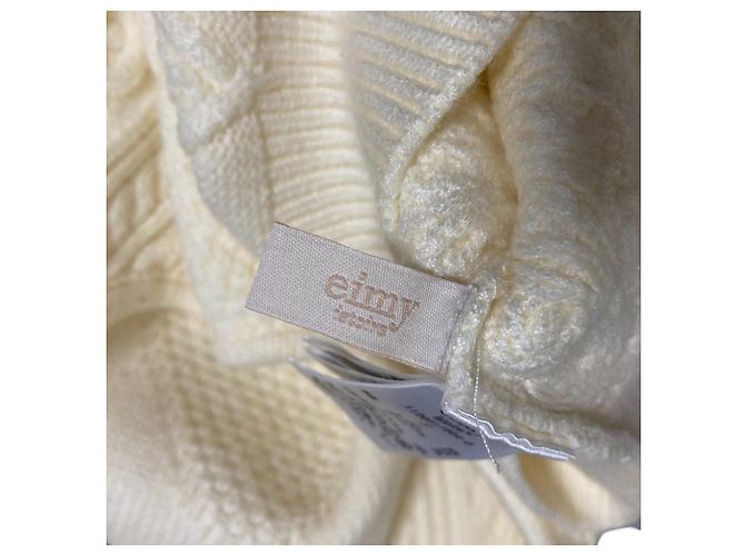 Autre Marque eimy istoire Strickpullover mit Schleife am Rücken Weiß - Ansicht 7