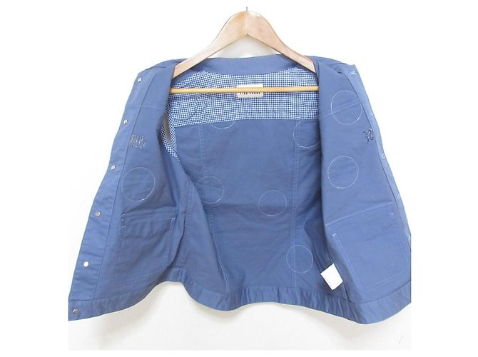 Autre Marque PINK HOUSE Weste mit Karomustern Blau - Ansicht 9