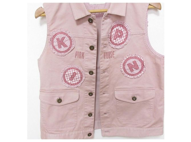 Autre Marque PINK HOUSE Weste mit Karomustern - Ansicht 10