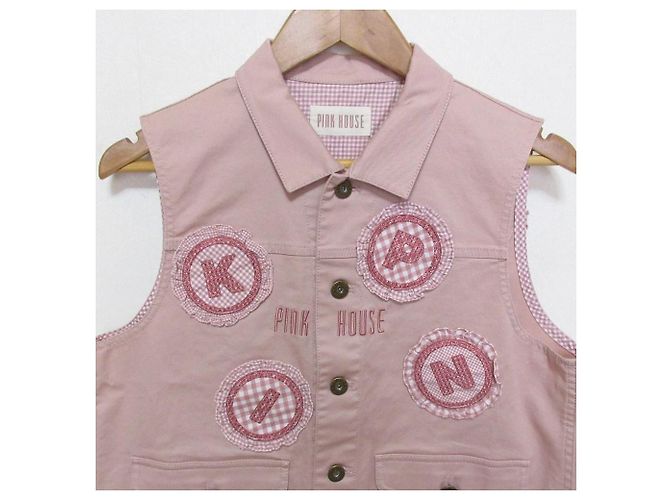 Autre Marque PINK HOUSE Weste mit Karomustern - Ansicht 3