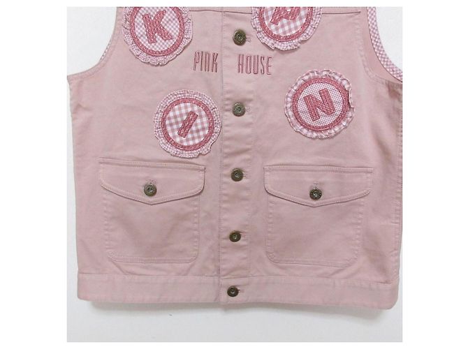 Autre Marque PINK HOUSE Weste mit Karomustern - Ansicht 4