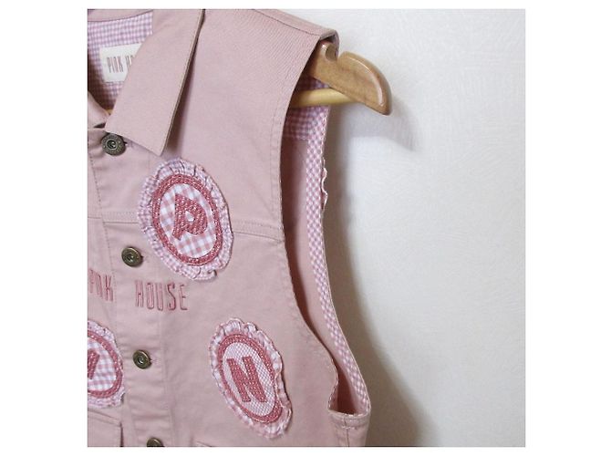 Autre Marque PINK HOUSE Weste mit Karomustern - Ansicht 6