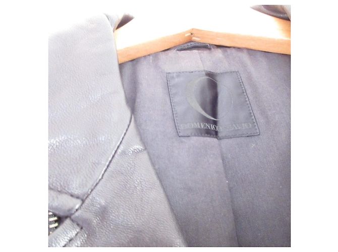 Autre Marque Chaqueta Riders de piel de cabra DOMENICO+SAVIO Negro - vista 3