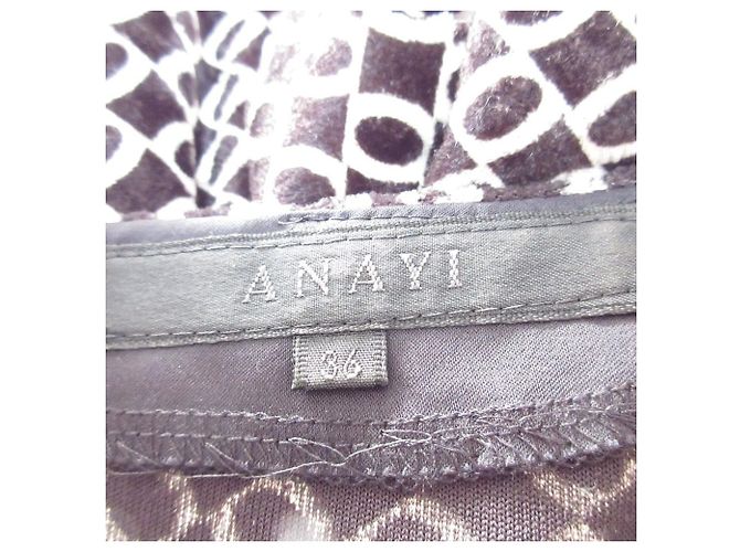 Autre Marque ANAYI Samtkleid Braun - Ansicht 7