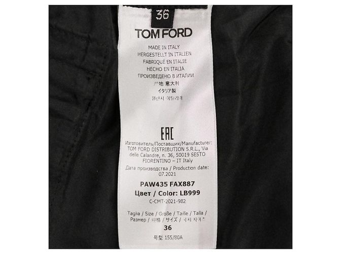 TOM FORD Seidenshorts Schwarz - Ansicht 9