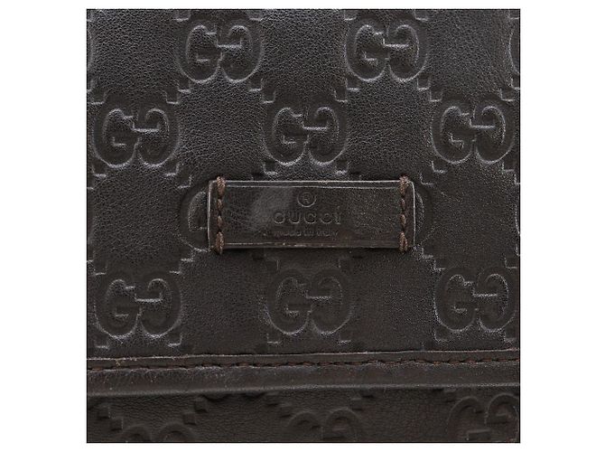 Bolso de hombro Gucci GG Shima de piel Castaño - vista 17