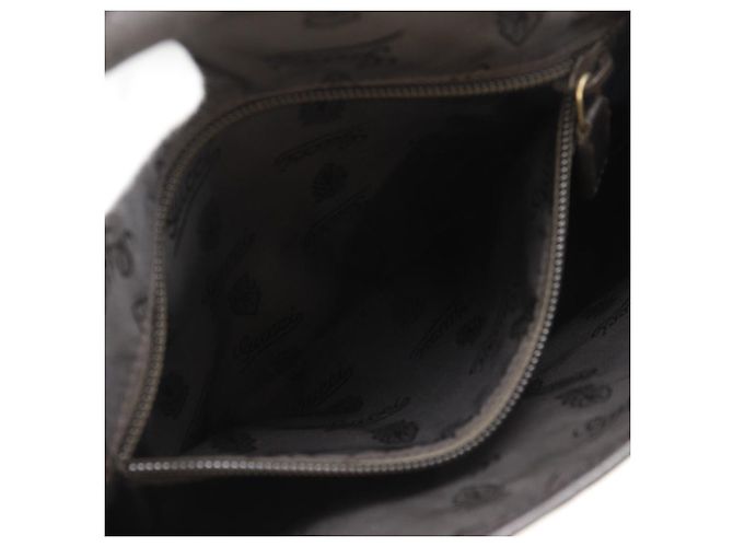 Bolso de hombro Gucci GG Shima de piel Castaño - vista 6