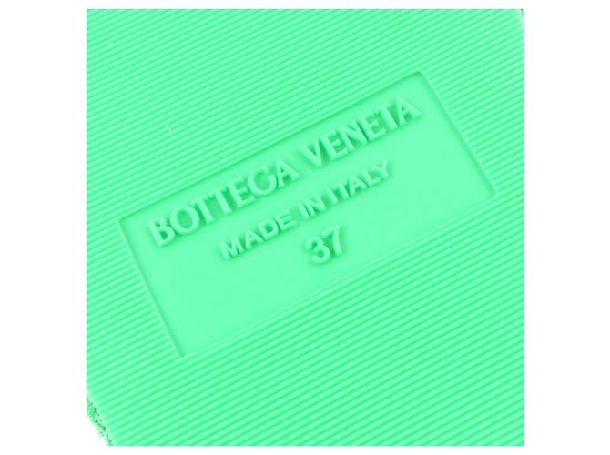 Sandali in gomma Bottega Veneta Verde - vista 6