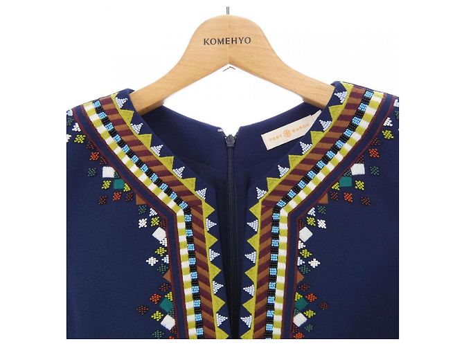 Tory Burch Kleid Blau Marineblau - Ansicht 5