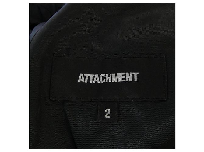 Autre Marque Abrigo Attachment de mezcla de cachemira Azul Azul marino - vista 4