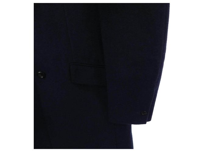 Autre Marque Abrigo Attachment de mezcla de cachemira Azul Azul marino - vista 6