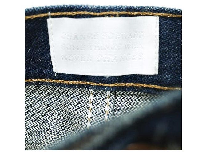 Autre Marque CHANGES REMAKE PATCHWORK Denim-Hose Blau - Ansicht 10