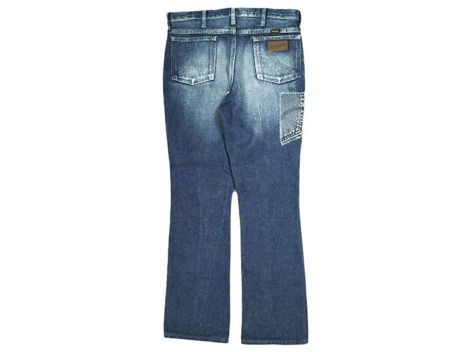 Autre Marque CHANGES REMAKE PATCHWORK Denim-Hose Blau - Ansicht 2