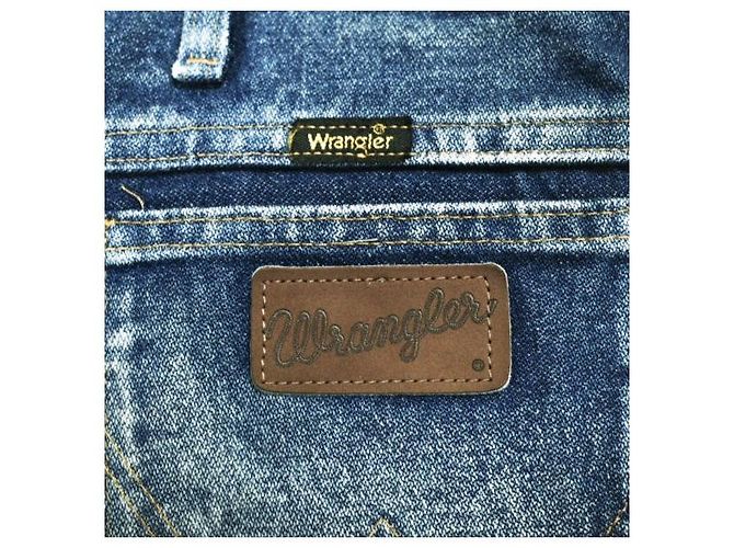 Autre Marque CHANGES REMAKE PATCHWORK Denim-Hose Blau - Ansicht 7