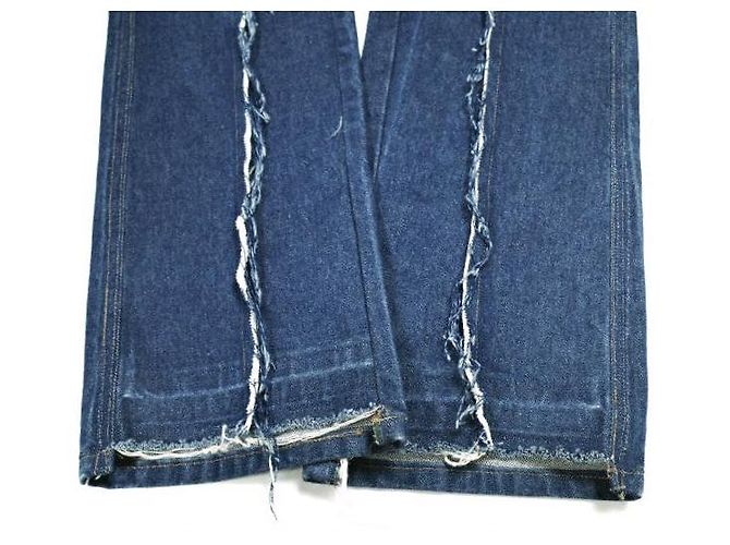 Autre Marque CHANGES REMAKE PATCHWORK Denim-Hose Blau - Ansicht 8