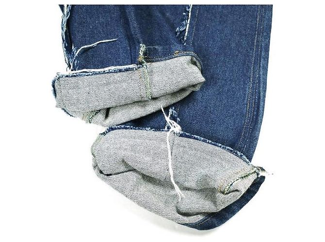 Autre Marque CHANGES REMAKE PATCHWORK Denim-Hose Blau - Ansicht 9