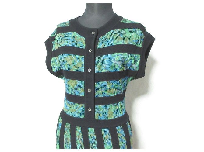 Autre Marque Missoni OPMICW0200 Strickkleid Schwarz - Ansicht 4