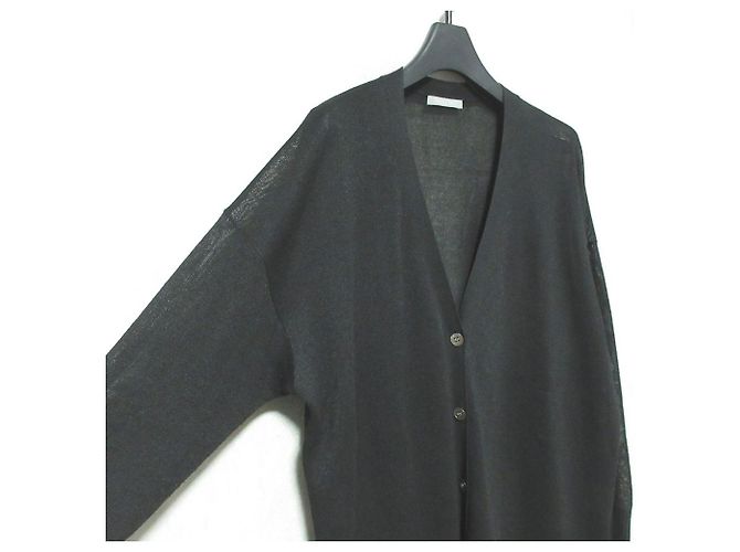 theory luxe Cárdigan SHEER KNIT AUSTIN Negro - vista 3
