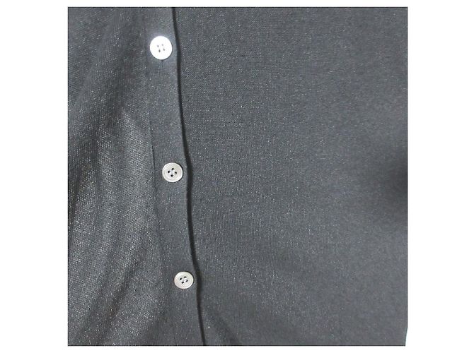theory luxe Cárdigan SHEER KNIT AUSTIN Negro - vista 8