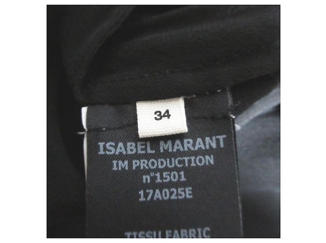 Autre Marque Isabel Marant Etoile langes Kleid Schwarz - Ansicht 6