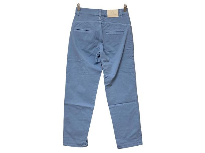 Autre Marque Lorena Antoniazzi Twill-Hose Blau Hellblau - Ansicht 3
