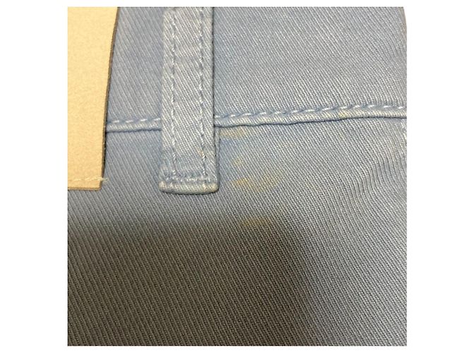 Autre Marque Lorena Antoniazzi Twill-Hose Blau Hellblau - Ansicht 7