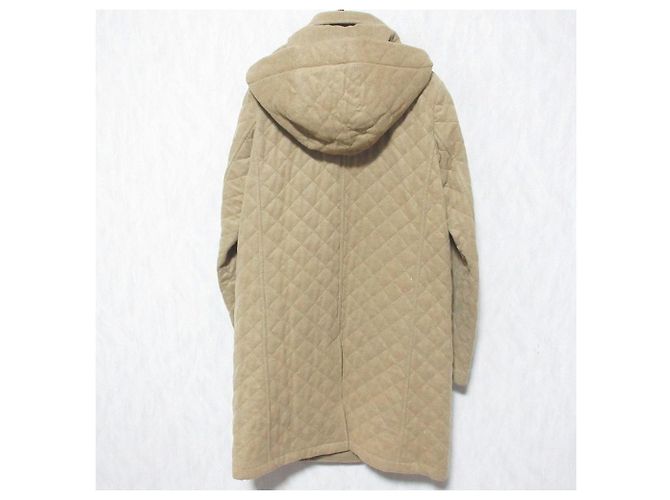 Autre Marque Mackintosh London Steppmantel aus Wolle Beige - Ansicht 2