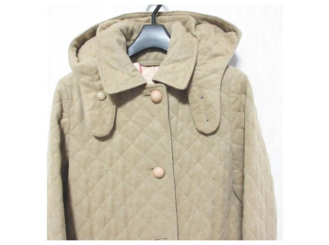 Autre Marque Mackintosh London Steppmantel aus Wolle Beige - Ansicht 3