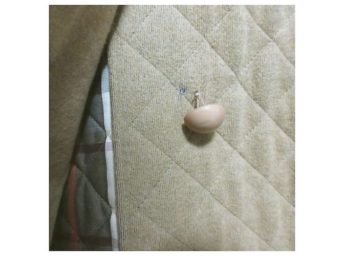 Autre Marque Mackintosh London Steppmantel aus Wolle Beige - Ansicht 9