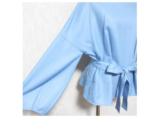 Autre Marque Blusa allureville W Georgette Knot Azul - vista 4