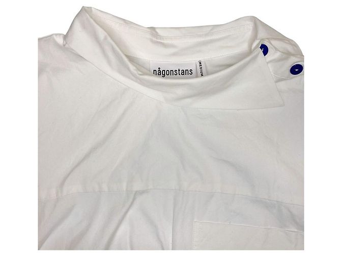 Autre Marque nagonstans 80 Oxford Pullover Blouse Blanco - vista 4
