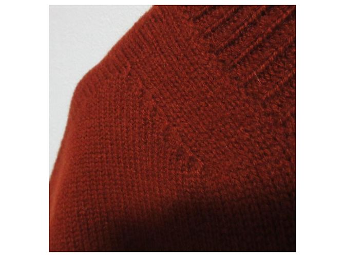 Autre Marque Drawer 7G Kaschmir-Pullover Rundhals Braun - Ansicht 3