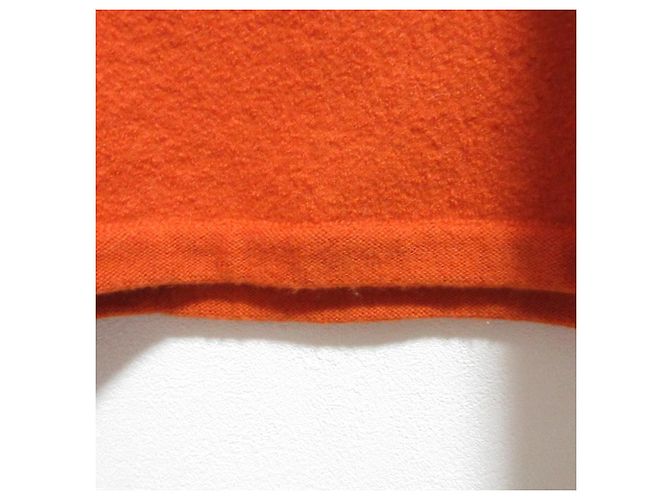Autre Marque CristaSeya Woll-Kaftan-Kleid Orange - Ansicht 13